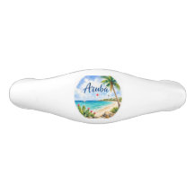 Ilha caribenha holandesa de Aruba lembrança de via