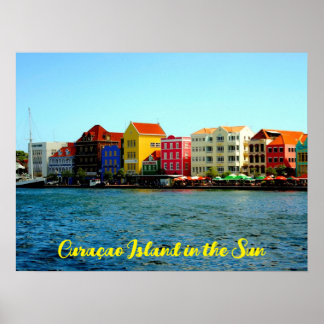 Ilha Curacao na Poster do Sol