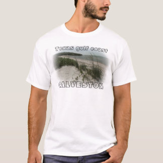 ILHA da camisa GALVESTON da costa do golfo t de