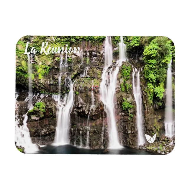 Ilha da Reunião - ímã de Velvet Escape (Horizontal)