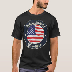Ilha de Jekyll - Camisa de Souvenir, Geórgia Patri