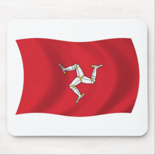 Ilha de Man Flag Mousepad