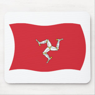 Ilha de Man Flag Mousepad