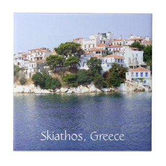Ilha de Skiathos, azulejo da piscina