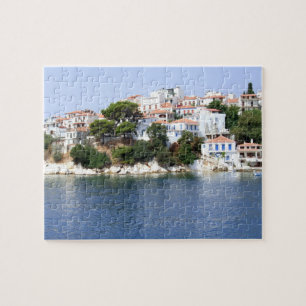Ilha de Skiathos, quebra-cabeça da piscina