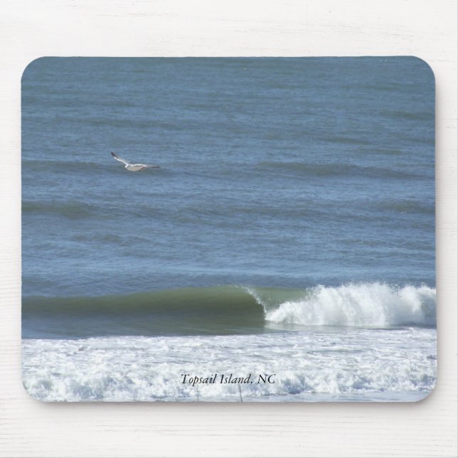 Ilha de Topsail, mousepad do NC (Frente)