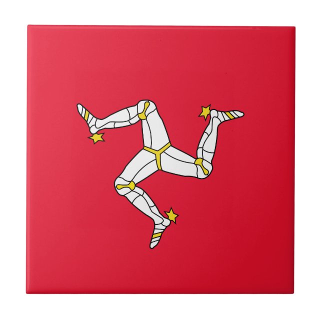 Ilha do homem - bandeira Manx (Frente)