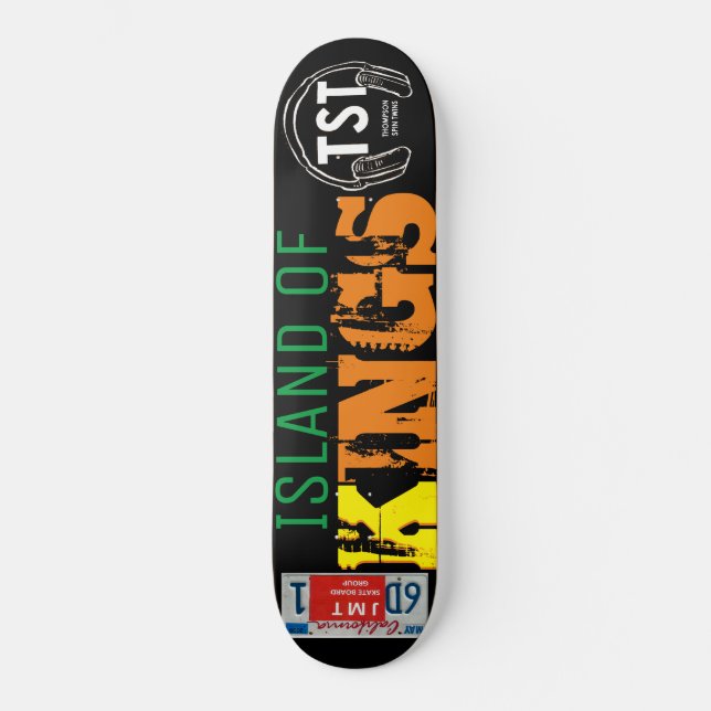 ILHA DOS REIS SKATEBOARD /JMT USA Skateboard (Frente)