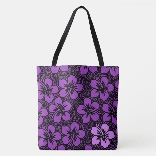 Ilha Floral Havaiana Accent Hibiscus Bolsa de prai (Frente)