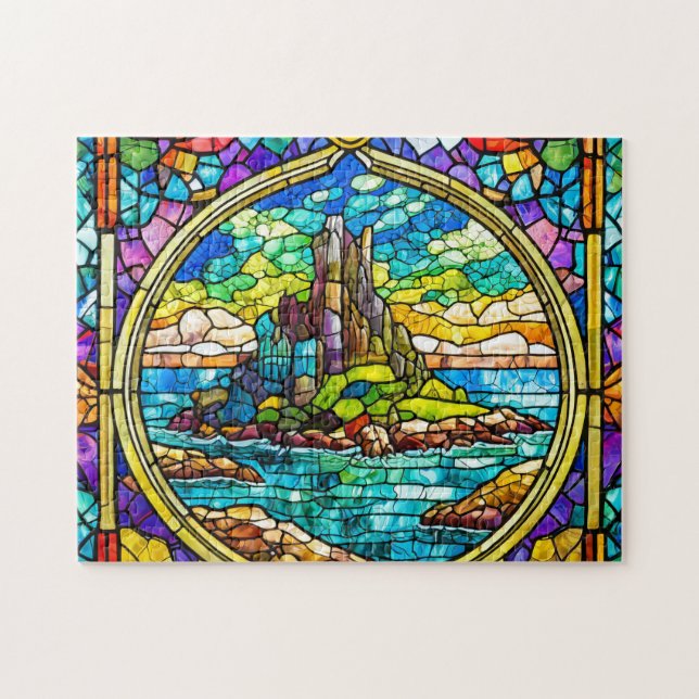 Ilha Isolada O quebra-cabeça do Velho Diário Recen (Horizontal)