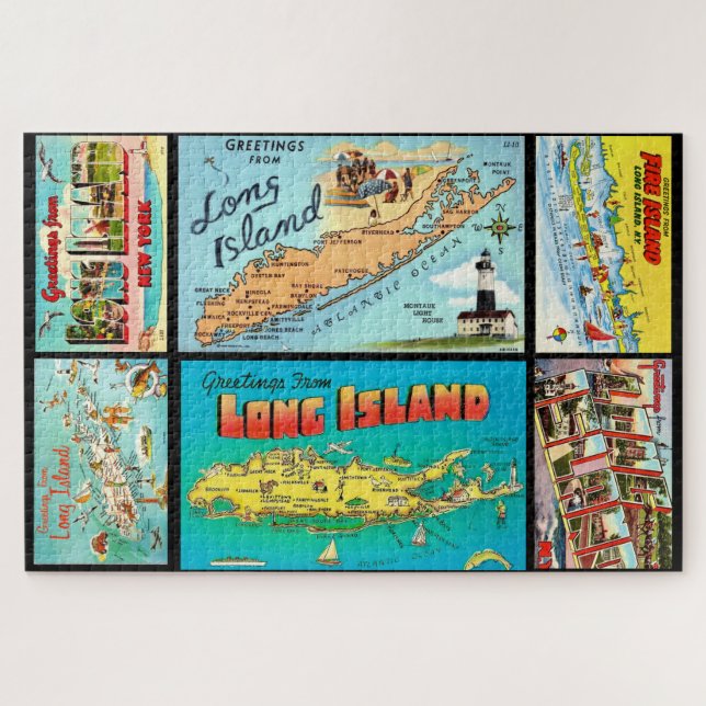 Ilha Longa 20x30  Quebra-cabeça de postal (Horizontal)