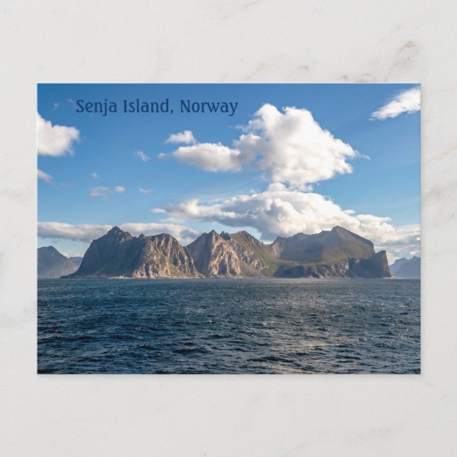 Ilha Senja, Noruega, Cartão postal (Frente)