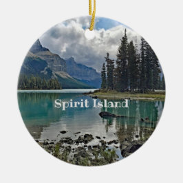 Ilha Spirit Jasper National Park Enfeite