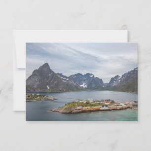 Ilhas Lofoten Noruega Cartão