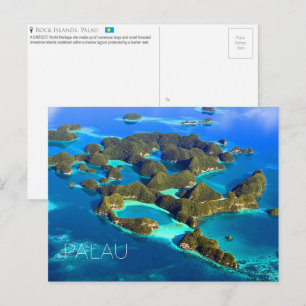 Ilhas Rock, cartão postal de Palau
