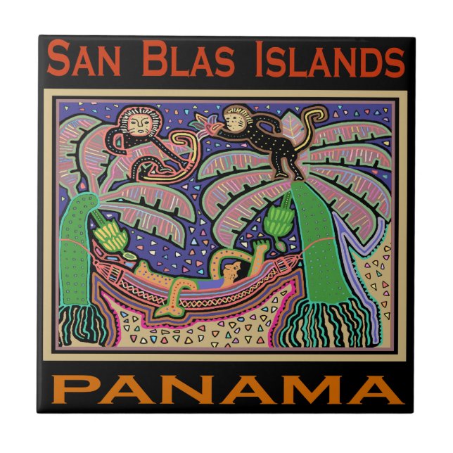 Ilhas San Blas Panamá Mola (Frente)