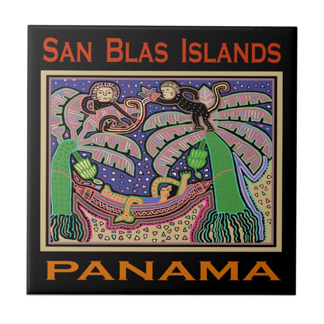 Ilhas San Blas Panamá Mola (Frente)