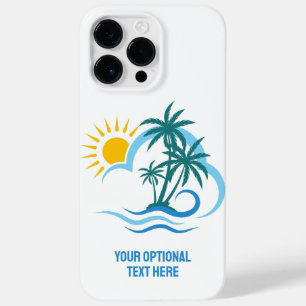 Ilhas Tropicais de Texto Personalizado
