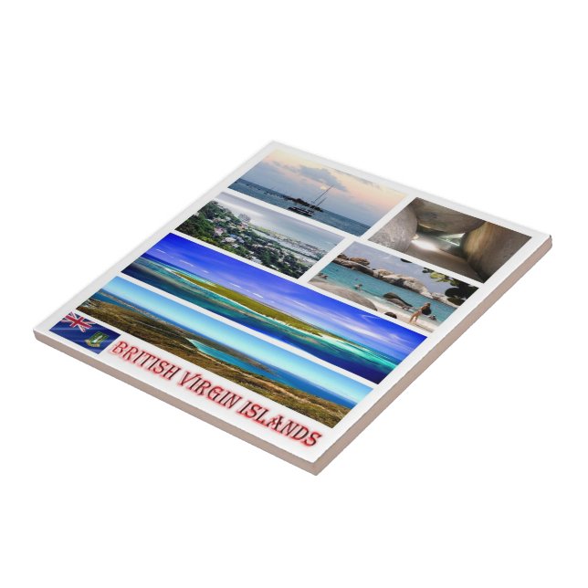 ILHAS VIRGENS BRITÂNICAS zVG005, Mosaico (Lateral)