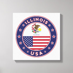 Illinois, Estados Unidos, canvas de Illinois, post