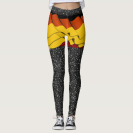 ILLUSION alemã Pop Leggings de bandeira