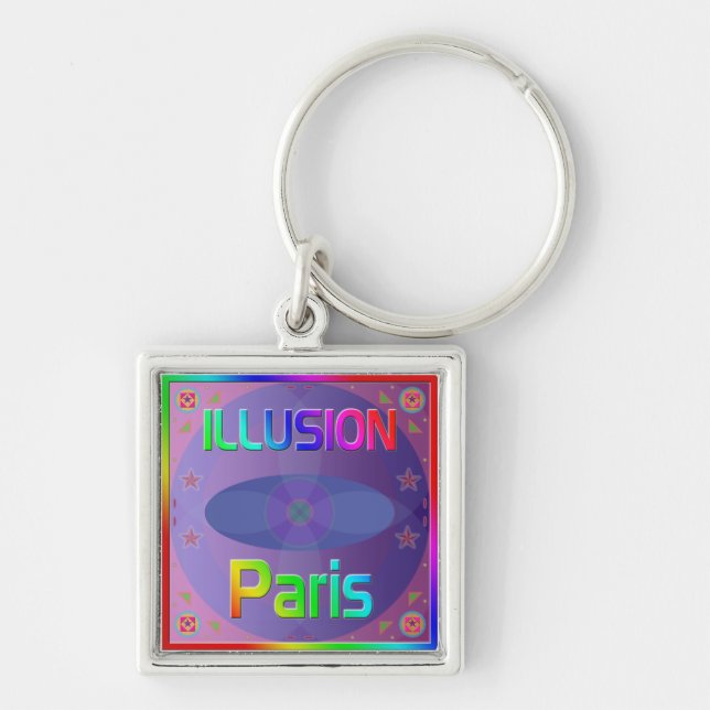 "ILLUSION Paris" - Chaveiro (Frente)
