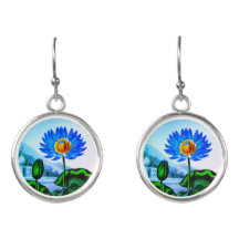 Illustração Lily/Lotus Azul-Egípcia