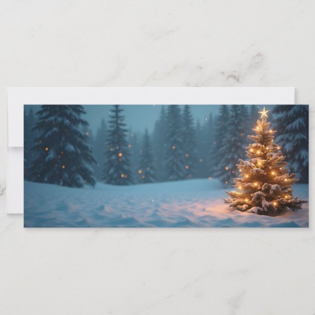 illustration Sapin enneigé  (Frente)