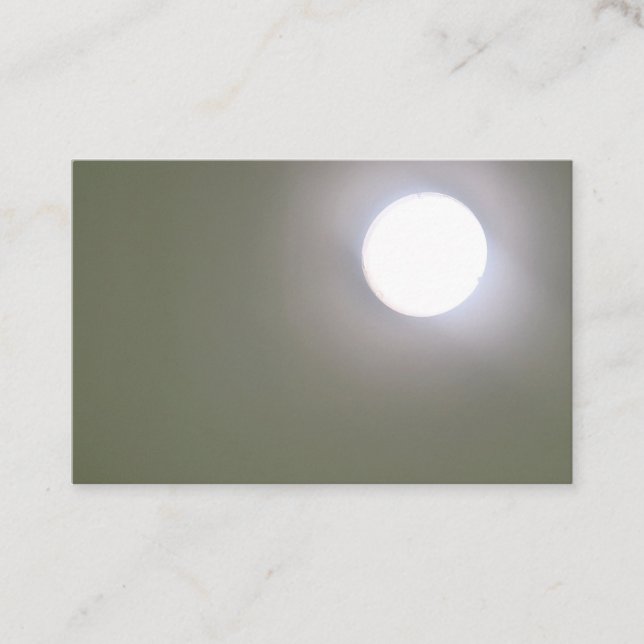 Iluminação brilhante Cartão de visita (Frente)