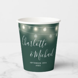 Iluminação de Corda Assinatura Emerald Casamento