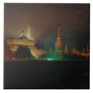 Iluminação do Kremlin, 1883 (óleo em canvas)