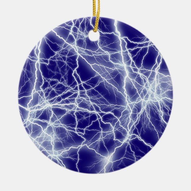 Iluminação Elétrica Dispara Ornamento Redondo Cerâ (Frente)