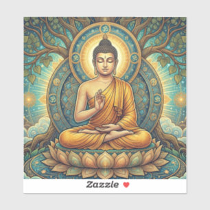 Iluminação Moderna: Adesivo de Paz Sukiti Buddha