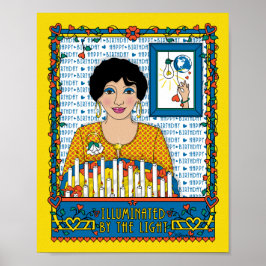 Iluminado Pelo Poster Light_B_8x10