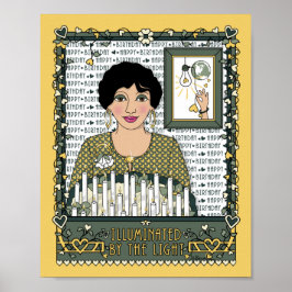 Iluminado Pelo Poster Light_C_8x10