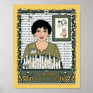 Iluminado Pelo Poster Light_C_8x10