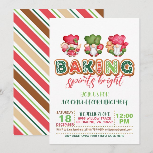 Iluminando Espíritos com Convite de Gnomos - WH  (Frente/Verso)