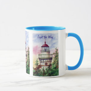 Ilumine a caneca do farol da maneira