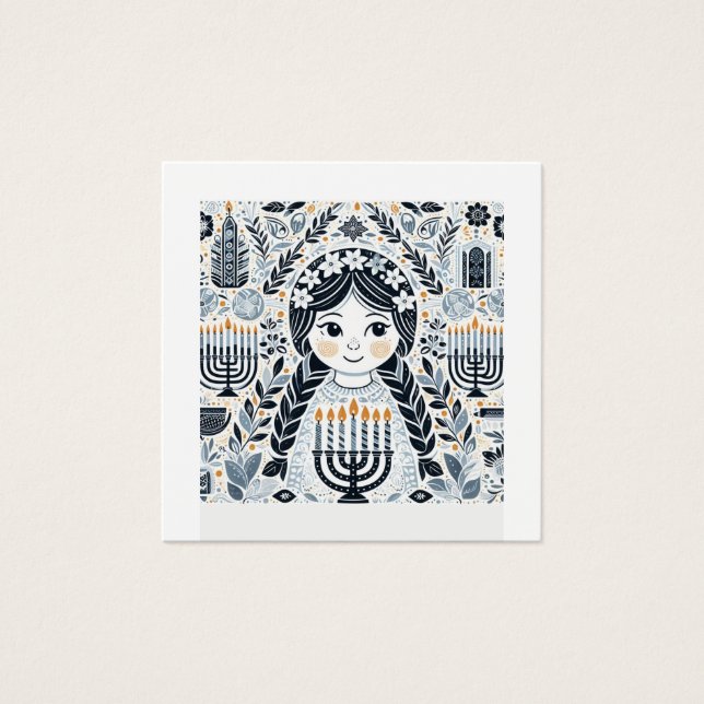 Ilumine a Noite: Uma Celebração de Hanukkah (Frente)