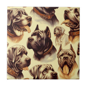 Ilusão de Vintage Neapolitan Mastiff