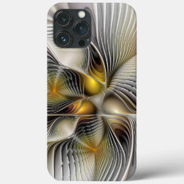 Ilusão Óptica Abstrata Fractal 3D Com Profundidade