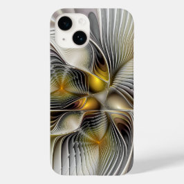 Ilusão Óptica Abstrata Fractal 3D Com Profundidade