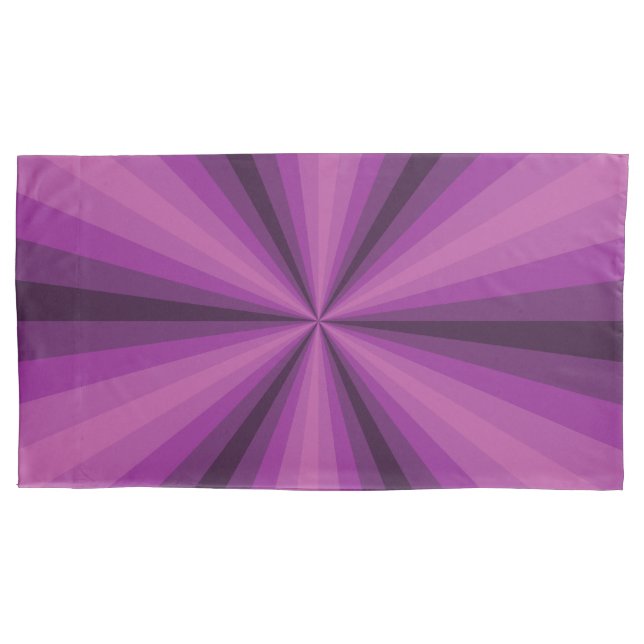 Ilusão Óptica Estojo de Travesseiro Roxo (Frente)