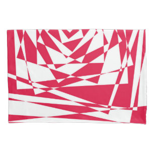 Ilusões de abstrato vermelho-branco