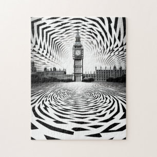 Ilusões ópticas Big Ben Quebra-cabeça