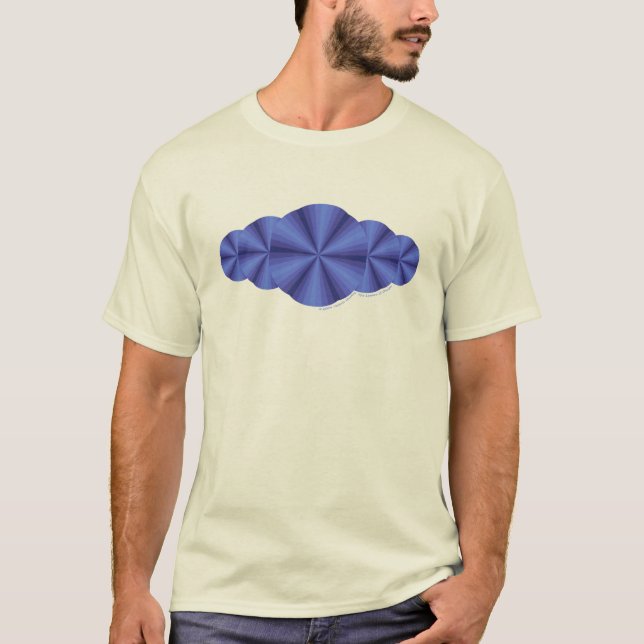 Ilusões Ópticas Camisa Azul e Camisa Negra Bebê (Frente)