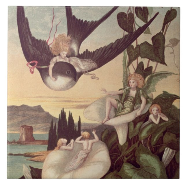 Ilustração a "Thumbkinetta", pelo cristão de Hans (Frente)