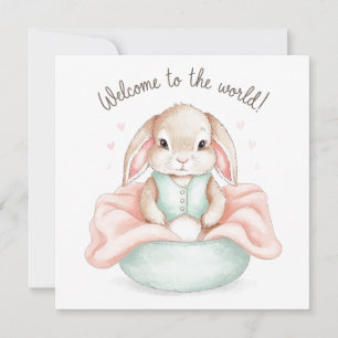 Ilustração Adorável de Animais de Bebê Saudação Re