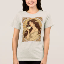 Ilustração Art Nouveau de Café da Manhã para Amant