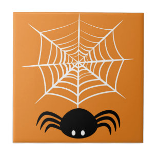 Ilustração Assustadora de Aranha de Halloween